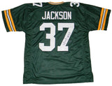 JOSH JACKSON AUTOGRAPHED GREEN BAY PACKERS #37 GREEN JERSEY JSA