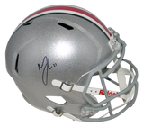 MARSHON LATTIMORE SIGNED AUTOGRAPHED OHIO STATE BUCKEYES FULL SIZE SPEED HELMET