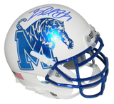 DARRELL HENDERSON JR SIGNED AUTOGRAPHED MEMPHIS TIGERS WHITE MINI HELMET BECKETT
