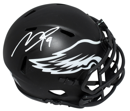 MAKAI LEMON SIGNED PHILADELPHIA EAGLES ECLIPSE SPEED MINI HELMET BECKETT