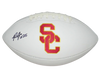 RONALD JONES II AUTOGRAPHED SIGNED USC TROJANS WHITE LOGO FOOTBALL JSA