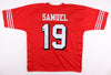 DEEBO SAMUEL AUTOGRAPHED SIGNED SAN FRANCISCO 49ERS #19 RED JERSEY BECKETT