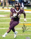 MOHAMED IBRAHIM SIGNED AUTOGRAPHED MINNESOTA GOPHERS 8X10 PHOTO BECKETT