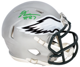 ELI STOWERS SIGNED PHILADELPHIA EAGLES FLASH SPEED MINI HELMET BECKETT