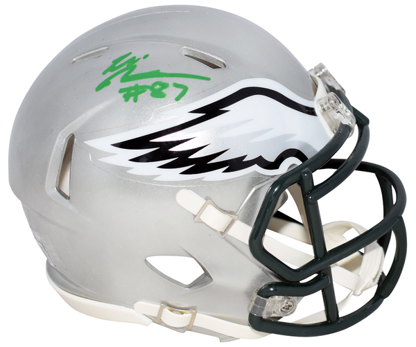 ELI STOWERS SIGNED PHILADELPHIA EAGLES FLASH SPEED MINI HELMET BECKETT