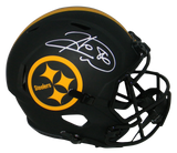 HINES WARD SIGNED PITTSBURGH STEELERS ECLIPSE FULL SIZE SPEED HELMET BECKETT