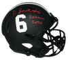 ALABAMA CRIMSON TIDE DEVONTA SMITH SIGNED FULL SIZE ECLIPSE HELMET HEISMAN 2020