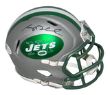 SAM DARNOLD AUTOGRAPHED SIGNED NEW YORK JETS BLAZE SPEED MINI HELMET BECKETT