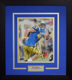 DAVE BALL AUTOGRAPHED UCLA BRUINS 8x10 FRAMED PHOTO COA
