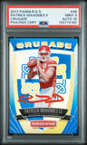 PATRICK MAHOMES SIGNED 2017 PANINI ROOKIES & STARS CRUSADE RC PSA 9 AUTO 10
