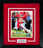 FELIX JONES AUTOGRAPHED ARKANSAS RAZORBACKS 8x10 FRAMED PHOTO COA
