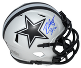 DREW PEARSON SIGNED DALLAS COWBOYS RAVE SPEED MINI HELMET W/ HOF 21