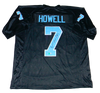 SAM HOWELL AUTOGRAPHED NORTH CAROLINA TAR HEELS #7 BLACK JERSEY BECKETT