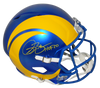 ISAAC BRUCE AUTOGRAPHED LOS ANGELES ST LOUIS RAMS 2020 FULL SIZE SPEED HELMET