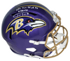 JUSTIN TUCKER SIGNED BALTIMORE RAVENS FULL SIZE  FLASH HELMET W/ RECORD 66 YD FG