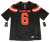 BAKER MAYFIELD SIGNED CLEVELAND BROWNS #6 NIKE LIMITED JERSEY W/ 18 #1 PICK