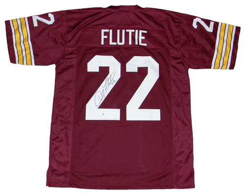 DOUG FLUTIE AUTOGRAPHED SIGNED BOSTON COLLEGE EAGLES #22 JERSEY BECKETT