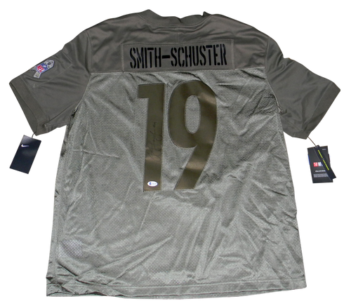 JUJU SMITH-SCHUSTER SIGNED PITTSBURGH STEELERS #19 SALUTE TO SERVICE NIKE JERSEY