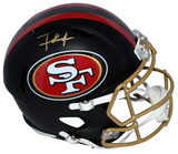 FRANK GORE SIGNED SAN FRANCISCO 49ERS 2025 RIVALRIES FULL SIZE HELMET BECKETT
