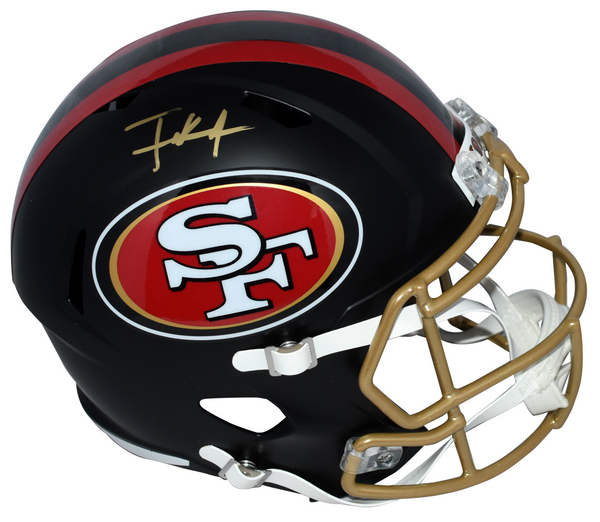 FRANK GORE SIGNED SAN FRANCISCO 49ERS 2025 RIVALRIES FULL SIZE HELMET BECKETT