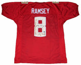 JALEN RAMSEY AUTOGRAPHED SIGNED FLORIDA STATE SEMINOLES #8 JERSEY W/ BCS CHAMPS