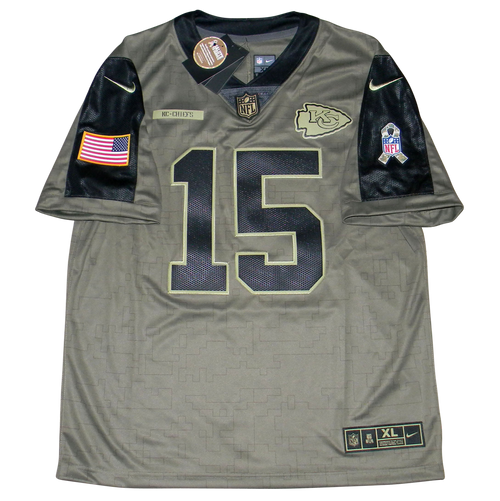 PATRICK MAHOMES SIGNED KANSAS CITY CHIEFS NIKE LIMITED SALUTE TO SERVICE JERSEY