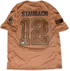 ROGER STAUBACH SIGNED DALLAS COWBOYS SALUTE TO SERVICE NIKE LIMITED JERSEY