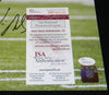 VIC BEASLEY AUTOGRAPHED SIGNED ATLANTA FALCONS NFC CHAMPIONSHIP 16x20 PHOTO JSA