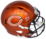 KHALIL HERBERT SIGNED CHICAGO BEARS FLASH FULL SIZE SPEED HELMET BECKETT