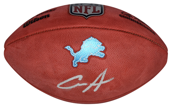 AIDAN HUTCHINSON SIGNED DETROIT LIONS OFFICIAL WILSON NFL DUKE FOOTBALL BECKETT