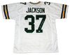 JOSH JACKSON AUTOGRAPHED GREEN BAY PACKERS #37 WHITE JERSEY JSA
