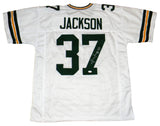 JOSH JACKSON AUTOGRAPHED GREEN BAY PACKERS #37 WHITE JERSEY JSA