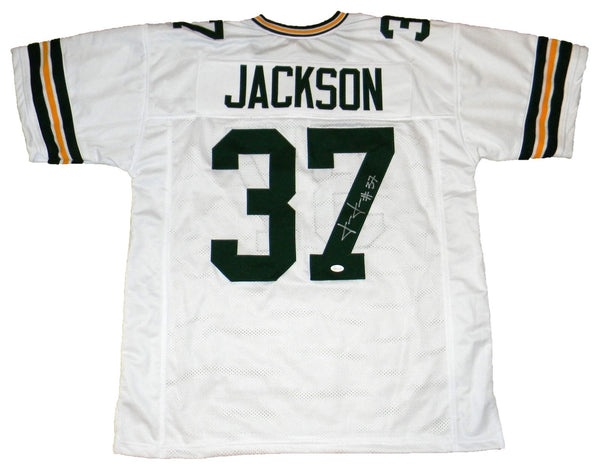 JOSH JACKSON AUTOGRAPHED GREEN BAY PACKERS #37 WHITE JERSEY JSA
