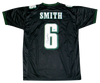 DEVONTA SMITH SIGNED AUTOGRAPHED PHILADELPHIA EAGLES #6 BLACK JERSEY BECKETT