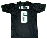 DEVONTA SMITH SIGNED AUTOGRAPHED PHILADELPHIA EAGLES #6 BLACK JERSEY BECKETT