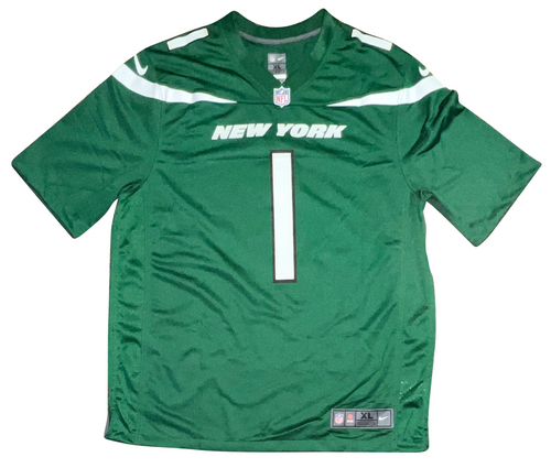 AHMAD SAUCE GARDNER SIGNED AUTOGRAPHED NEW YORK JETS #1 NIKE JERSEY BECKETT
