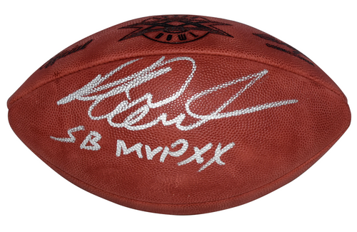 RICHARD DENT SIGNED CHICAGO BEARS WILSON SUPER BOWL XX FOOTBALL W/ SB MVP