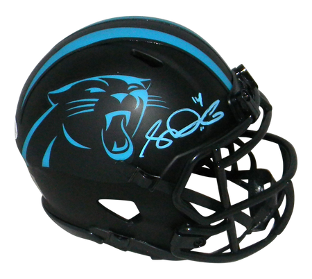 ROQUAN SMITH SIGNED BALTIMORE RAVENS 2026 BLACK SPEED MINI HELMET BECKETT
