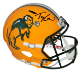 TREY LANCE SIGNED NORTH DAKOTA STATE BISON FULL SIZE SPEED HELMET BECKETT