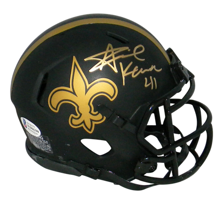 ALVIN KAMARA SIGNED NEW ORLEANS SAINTS ECLIPSE FULL SIZE SPEED HELMET BECKETT