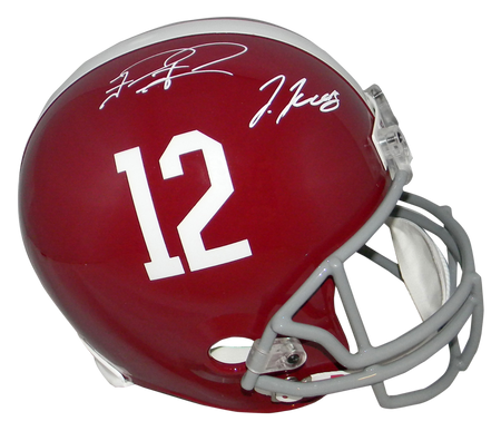 JERRY JEUDY AUTOGRAPHED DENVER BRONCOS ECLIPSE SPEED MINI HELMET BECKETT