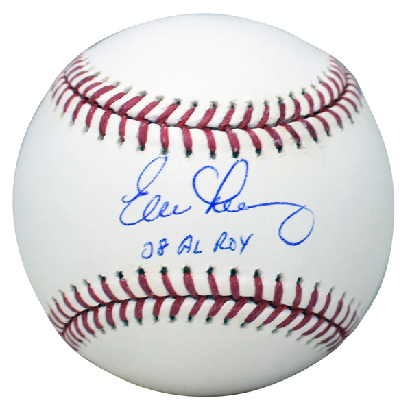 EVAN LONGORIA SIGNED TAMPA BAY RAYS RAWLINGS MLB BASEBALL W/ 08 AL ROY