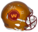 TERRY McLAURIN SIGNED WASHINGTON FOOTBALL TEAM AUTHENTIC FLASH HELMET W/ SCARY