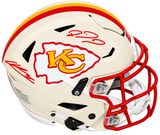 PATRICK MAHOMES & KENNETH WALKER SIGNED CHIEFS RETRO AUTHENTIC SPEEDFLEX HELMET