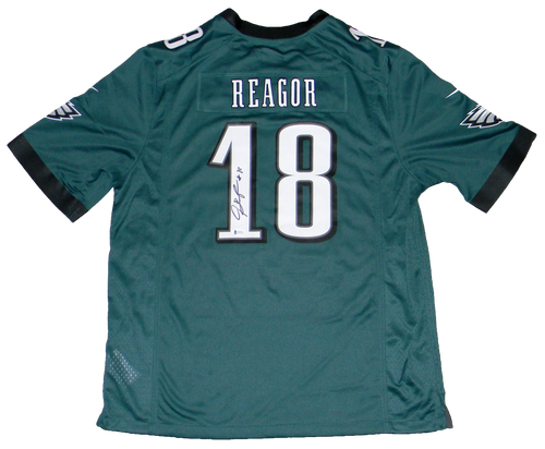 JALEN REAGOR AUTOGRAPHED SIGNED PHILADELPHIA EAGLES #18 NIKE JERSEY BECKETT