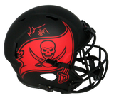 KEYSHAWN JOHNSON SIGNED TAMPA BAY BUCCANEERS ECLIPSE FULL SIZE SPEED HELMET JSA