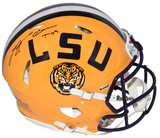 LEONARD FOURNETTE AUTOGRAPHED LSU TIGERS AUTHENTIC SPEED HELMET W/ GEAUX TIGERS