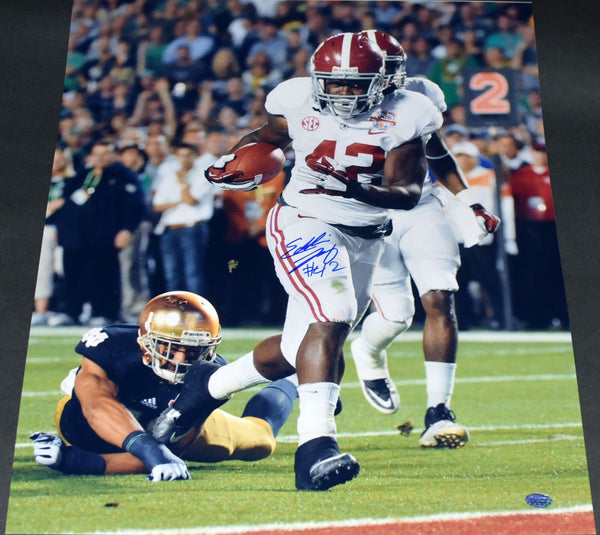 EDDIE LACY AUTOGRAPHED ALABAMA CRIMSON TIDE 16x20 PHOTO COA