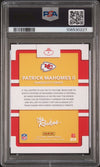 PATRICK MAHOMES SIGNED 2017 PANINI DONRUSS THE ROOKIES RC PSA 9 AUTO 10