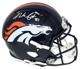 NOAH FANT AUTOGRAPHED DENVER BRONCOS FULL SIZE AUTHENTIC SPEED HELMET BECKETT